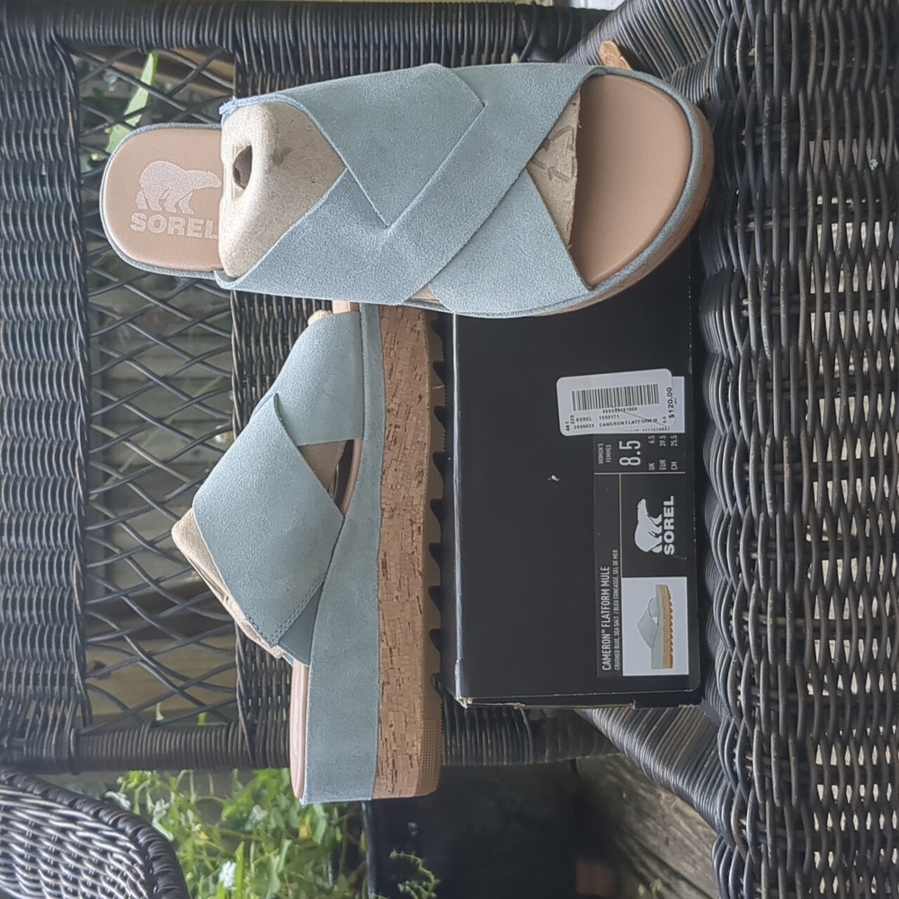 New in Box Sorel Cameron Flatform Mule